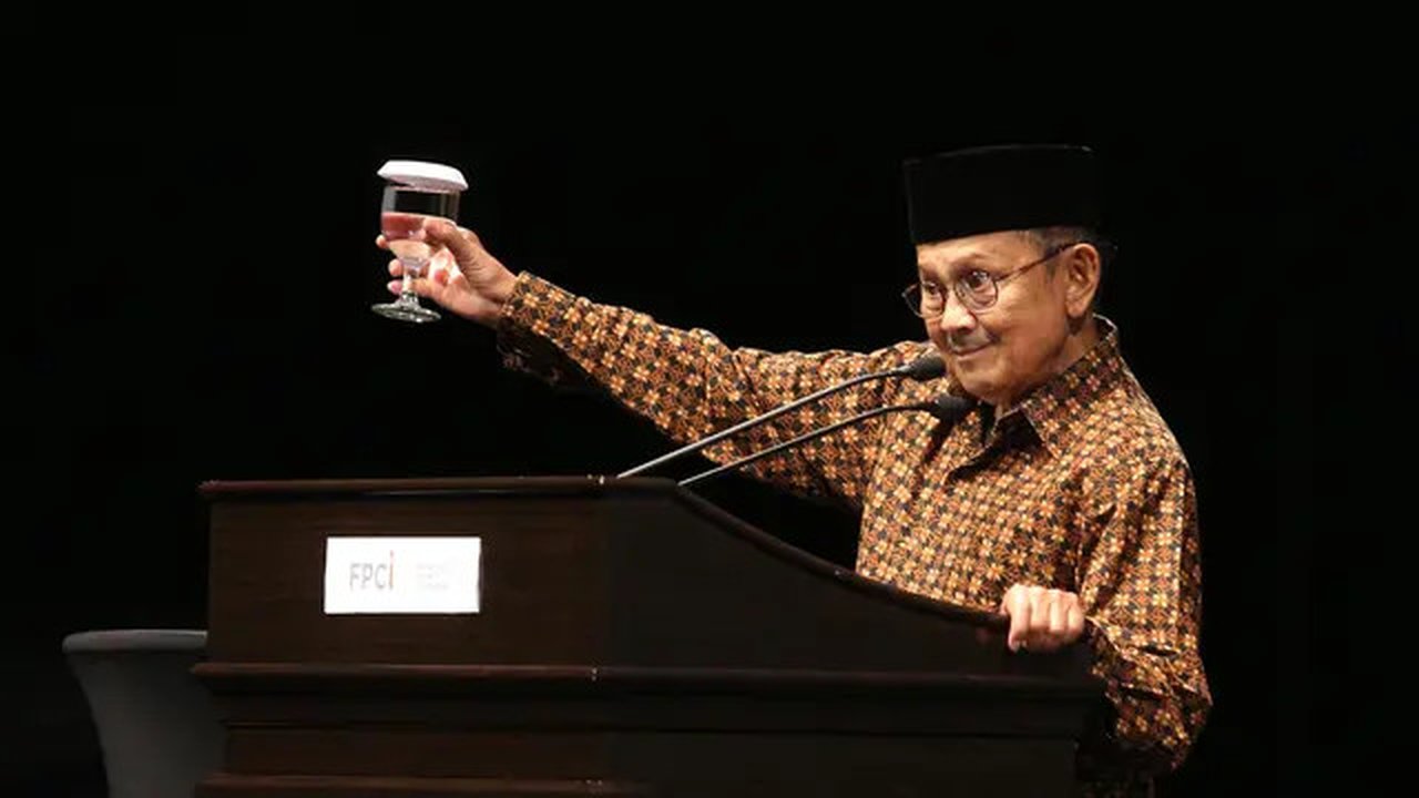 BJ Habibie (Liputan6.com/Faizal Fanani)