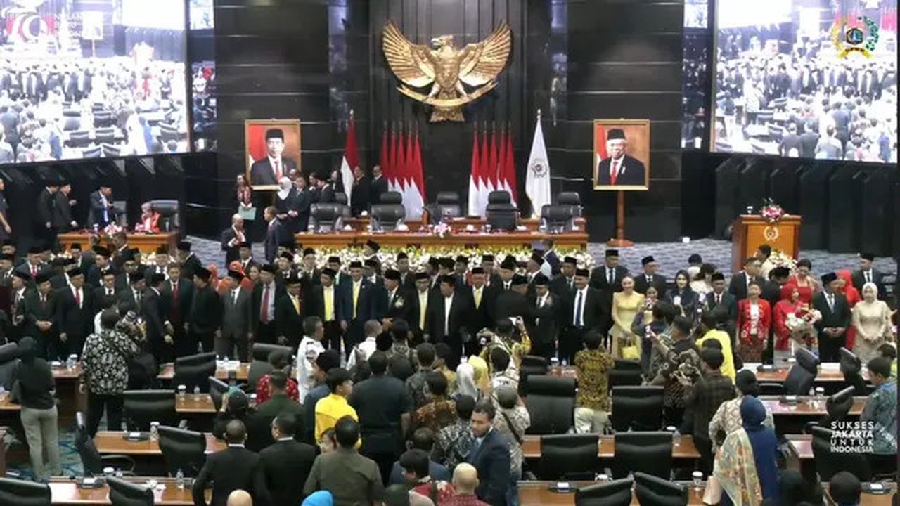 Pelantikan 106 anggota Dewan Perwakilan Rakyat Daerah (DPRD) DKI Jakarta terpilih masa jabatan 2024-2029. (Dok. Istimewa)