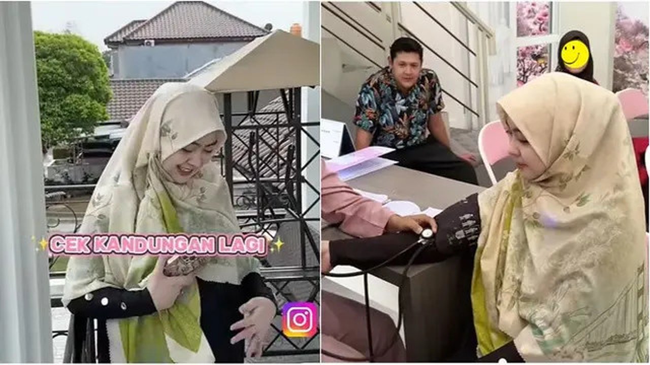 Shindy Putri periksa kandungan di kehamilan kedua ditemani suami. (sumber: YouTube/SHINDY TV)