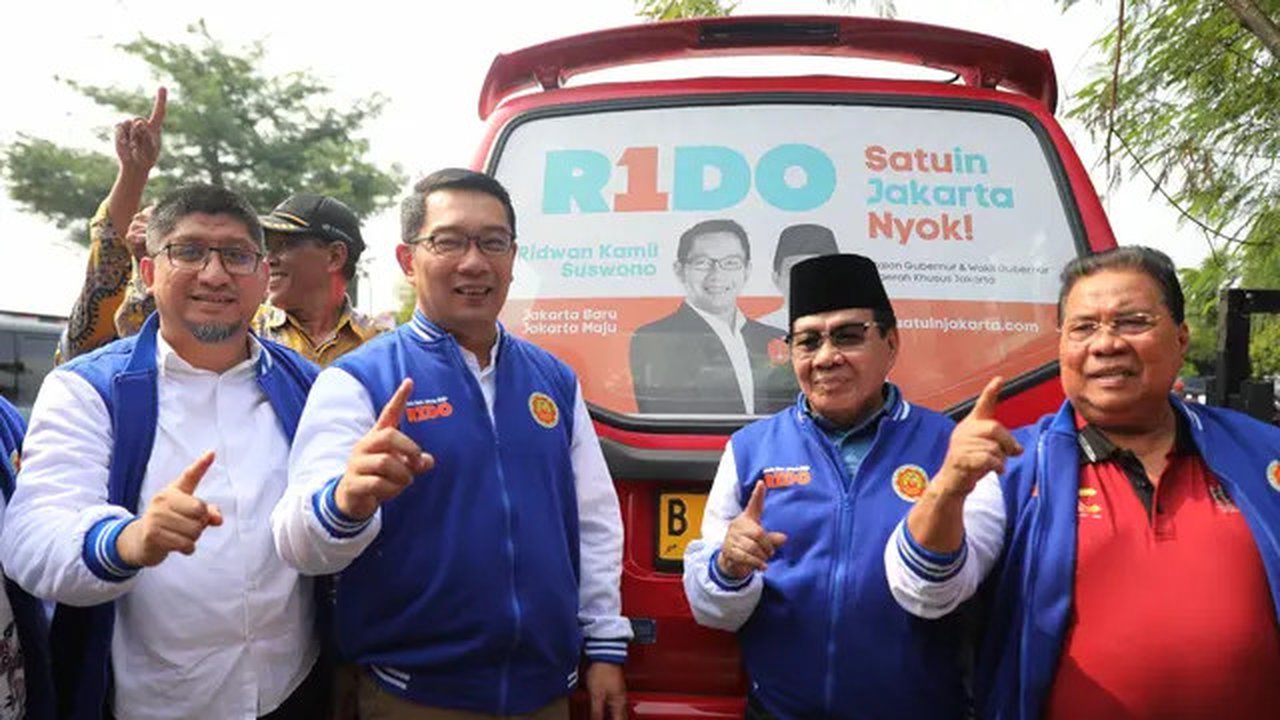 Ridwan Kamil-Suswono mendapatkan dukungan dari sopir angkutan umum di wilayah Jakarta Utara. (Foto: istimewa)