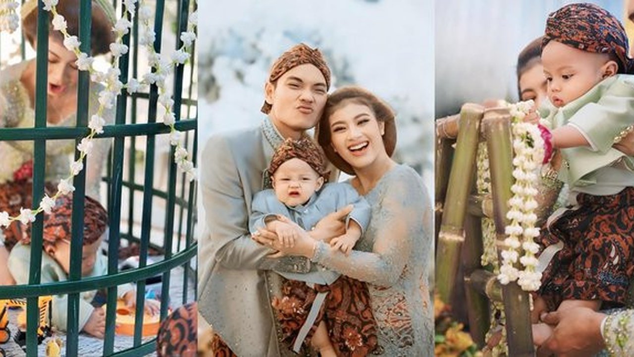 10 Potret Tedak Siten Garuda Anak Tri Suaka & Nabila Maharani, Gemas Banget Pakai Blangkon