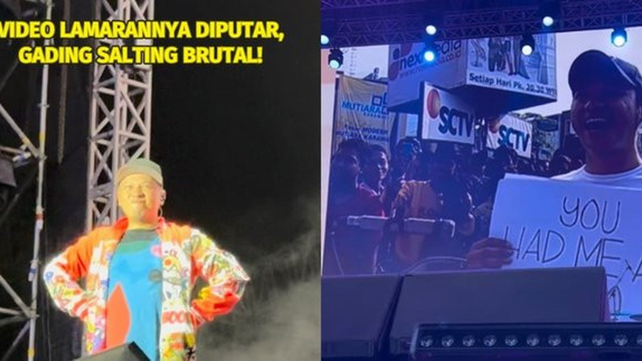 Video Lamarannya ke Gisella Anastasia Diputar di Synchronize Fest 2024, Gading Marten Salting Brutal