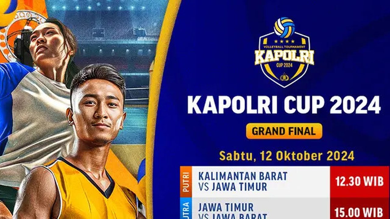 Jadwal siaran langsung turnamen Bola Voli Kapolri Cup 2024: Grand Final di Vidio akhir pekan ini. (sum. doc. vidio.com)
