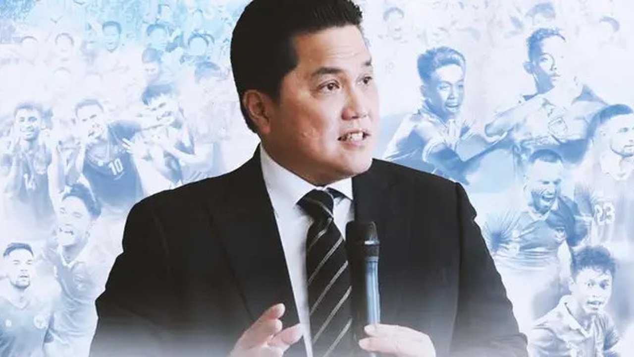 PSSI - Erick Thohir Ketua Umum PSSI Periode 2023-2027 (Bola.com/Adreanus Titus)