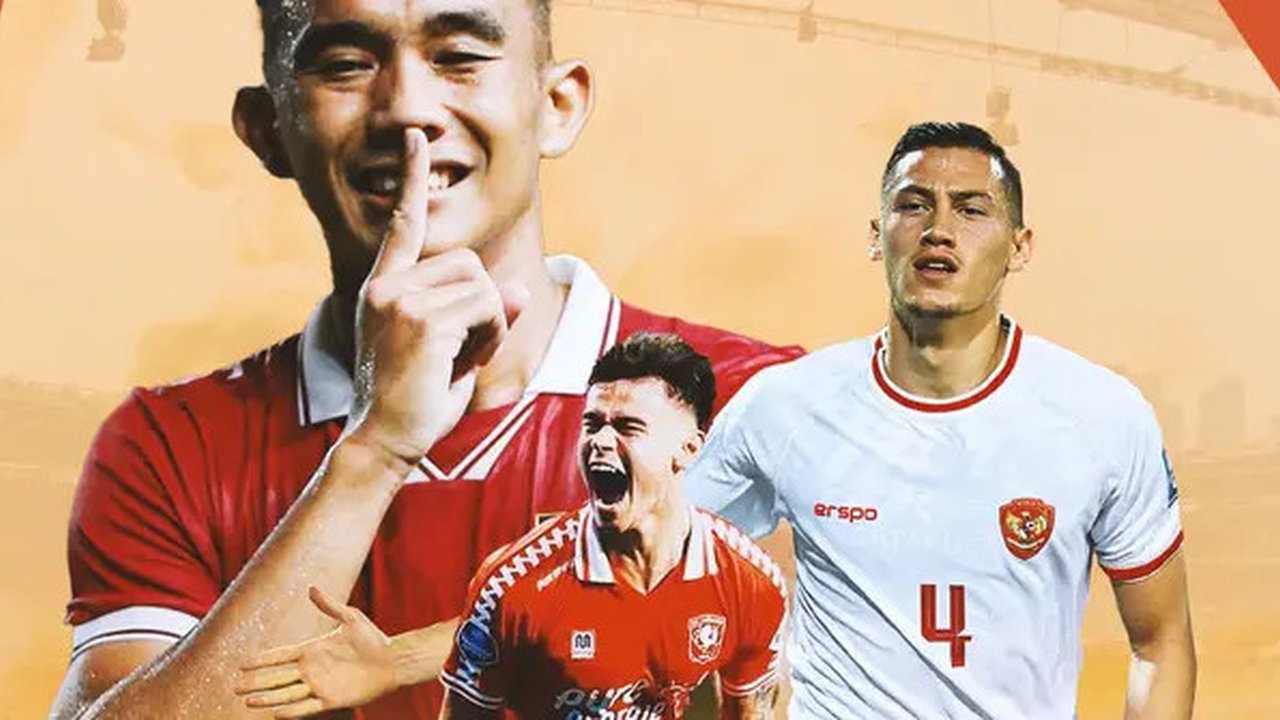 Timnas Indonesia - Rizky Ridho, Mees Hilgers, Jay Idzes (Bola.com/Adreanus Titus)