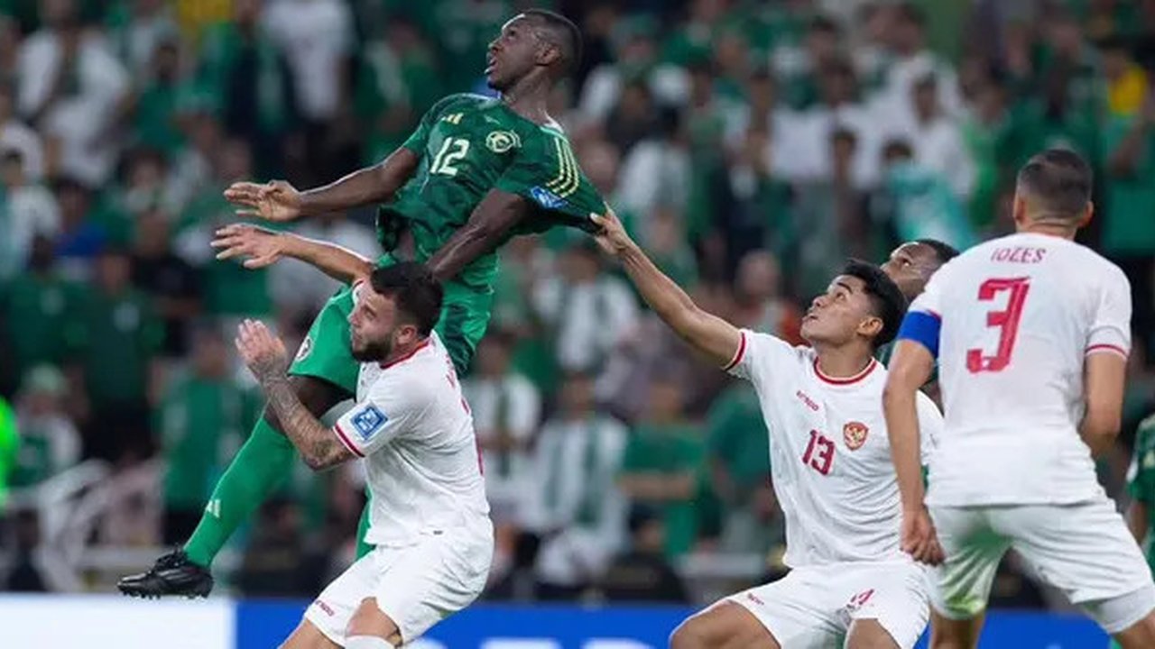 Pertandingan Arab Saudi versus Timnas Indonesia di Kualifikasi Piala Dunia 2026 Zona Asia hari Jumat (06/09/2024) dini hari WIB. (X/Saudi National Team)