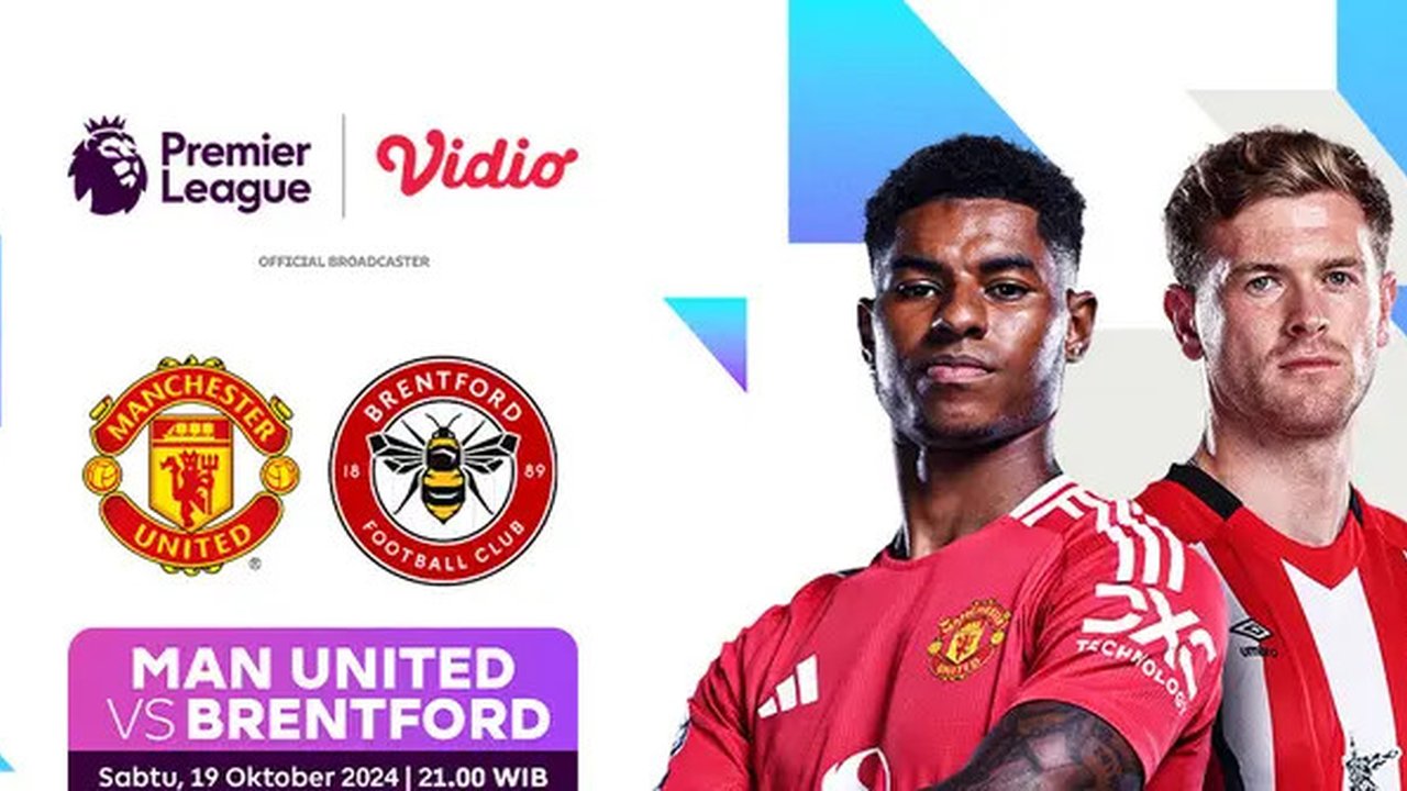 Live streaming pertandingan Liga Inggris: Manchester United vs Brentford pada matchday ke 8 di Vidio. (sum. doc. vidio.com)
