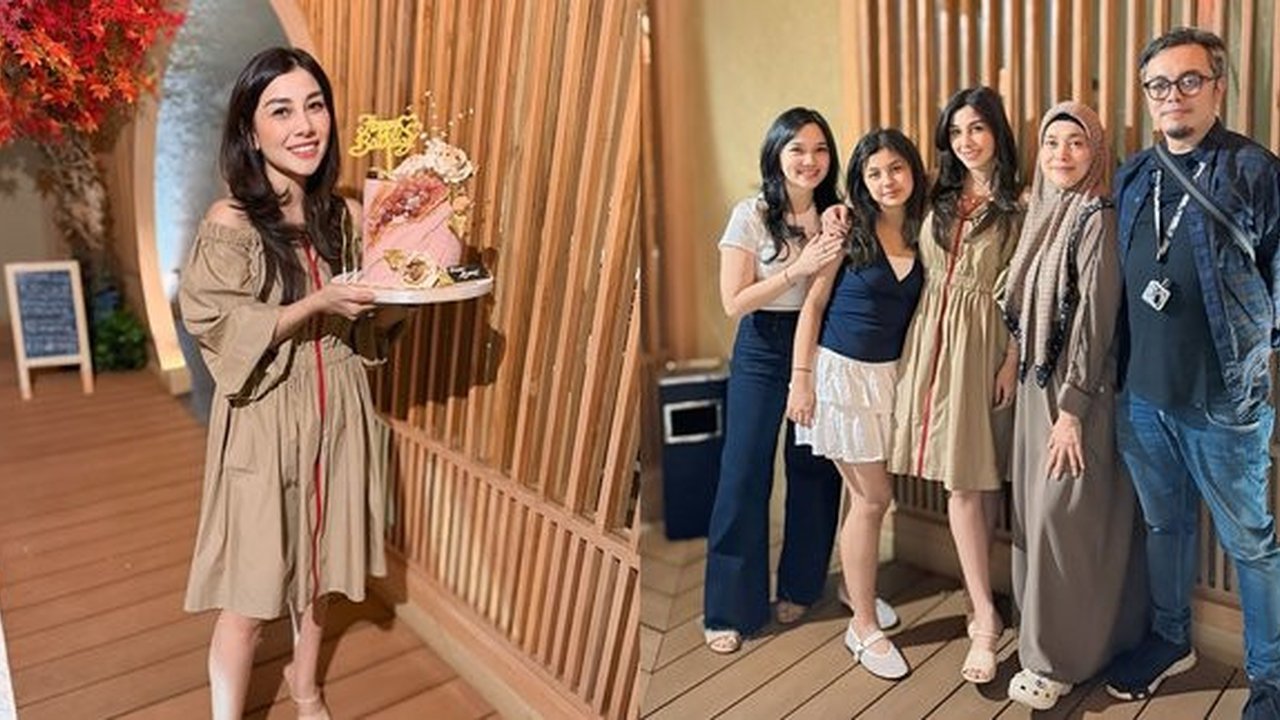 Potret Ulang Tahun Nisya Ahmad, Andika Rosyadi Hadir - Makan Malam Bareng Keluarga Besar
