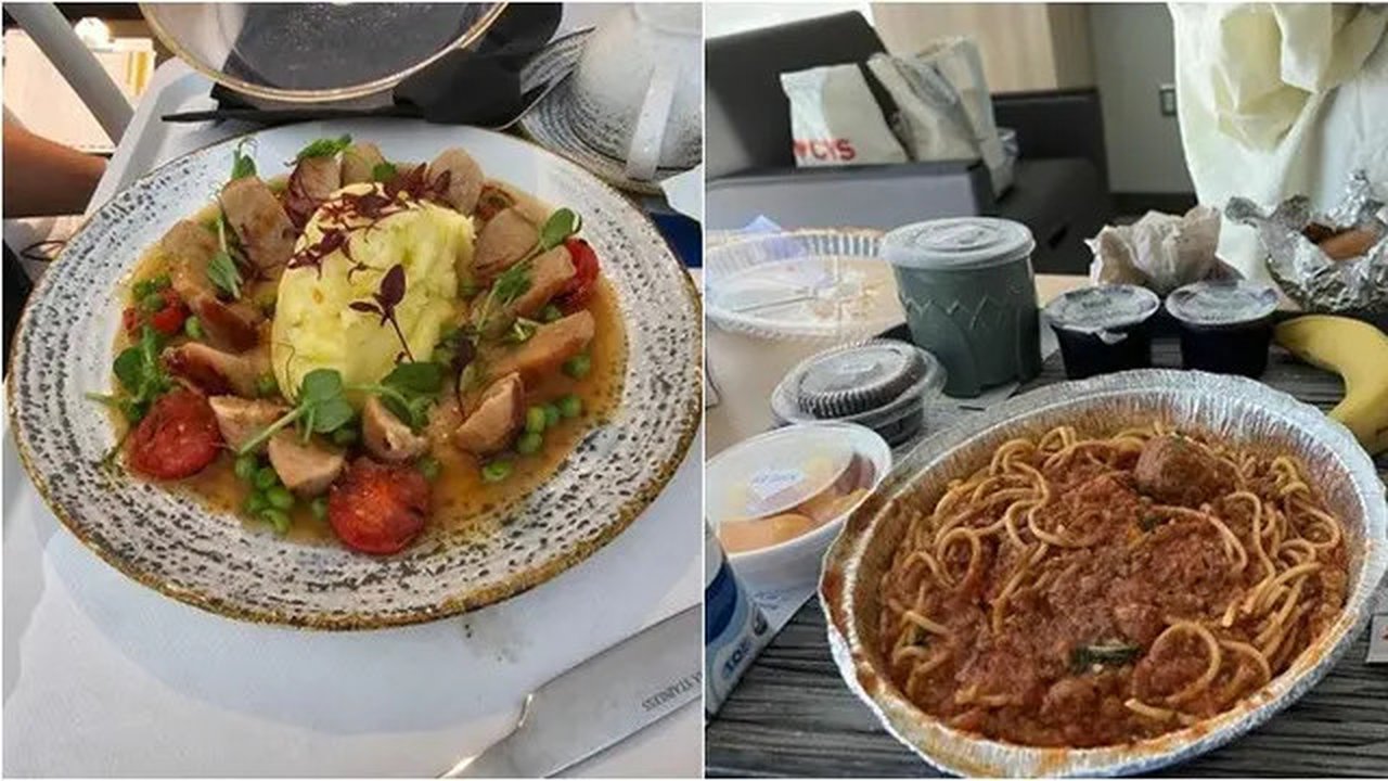 Potret mewah makanan rumah sakit dari berbagai negara. (sumber: Facebook/Kumiwan Pechkanamikat/Wei Lin Neo via Bored Panda)