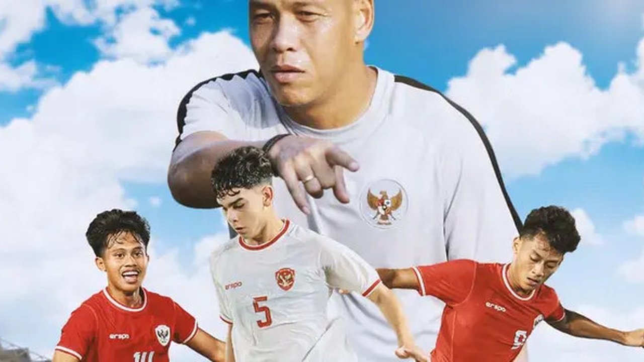 Timnas Indonesia U-16 - Nova Arianto, Fabio Azka, Mathew Baker, Muhammad Mierza (Bola.com/Adreanus Titus)