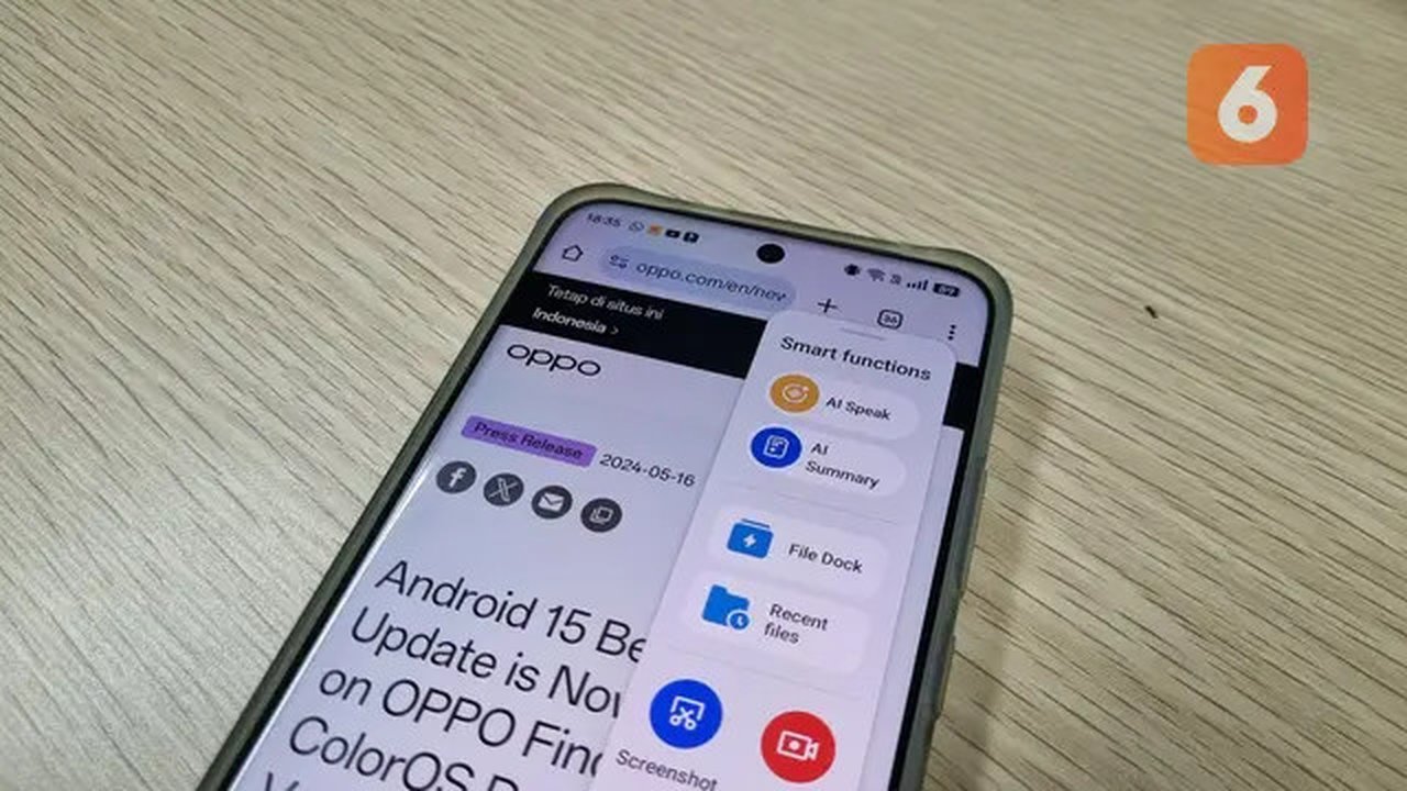 Fitur AI Speak yang hadir di Oppo Reno12 Pro 5G (Liputan6.com/Agustinus M. Damar)