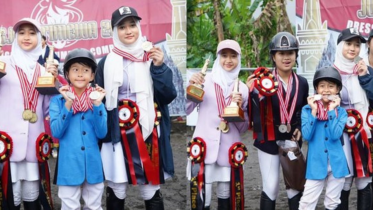 7 Potret Anak-Anak Irfan Hakim Berprestasi dan Bikin Bangga, Sabet Banyak Medali dari Olahraga Berkuda