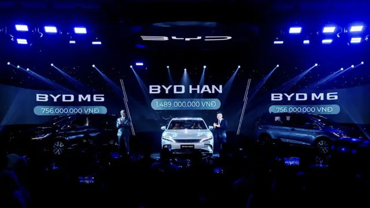 BYD baru- baru ini meluncurkan dua model baru, di pasar Vietnam. (Carsnewschina/Rendy Yansah)