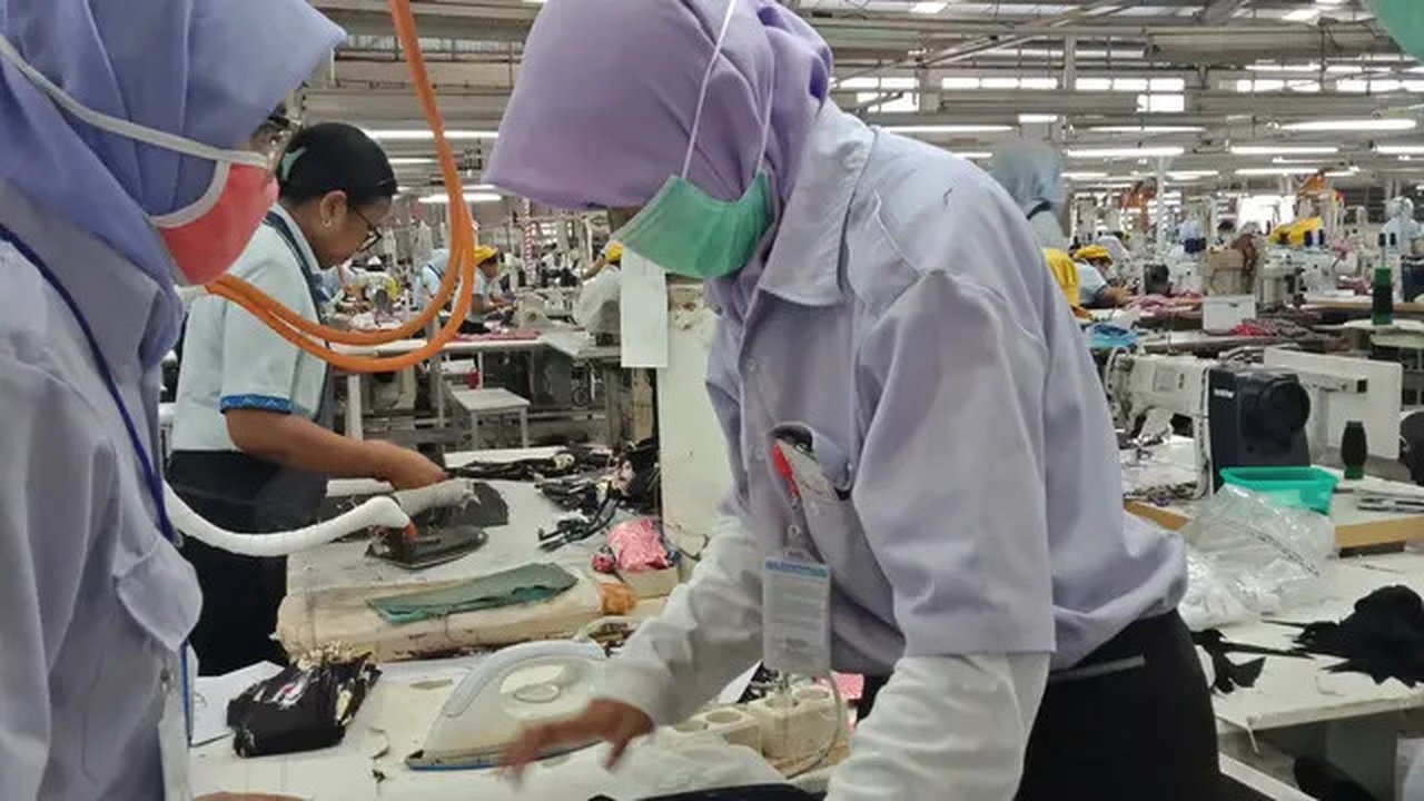 Pekerja PT Sri Rejeki Isman Tbk. (Dok Sritex)