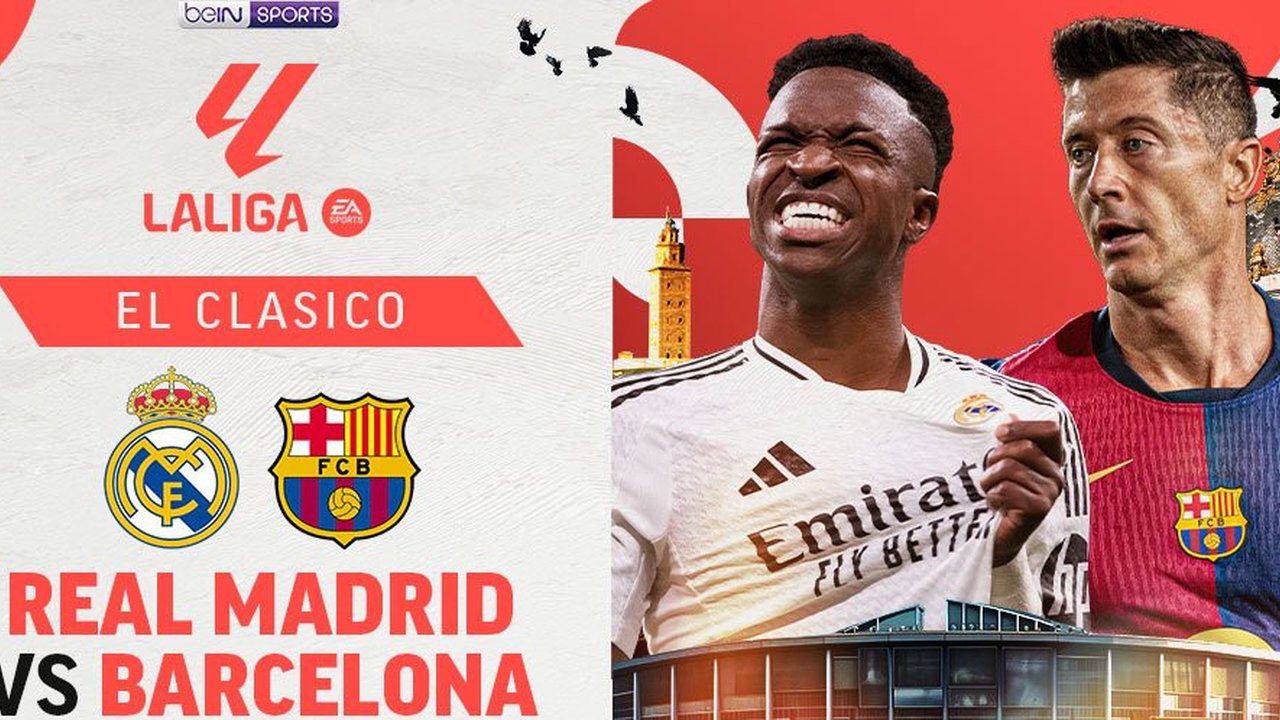 Siaran Langsung El Clasico La Liga 2024/25 Real Madrid vs Barcelona di Vidio