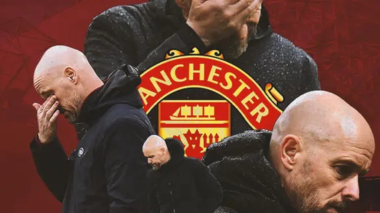 Manchester United - Ekspresi Lesu Erik Ten Hag (Bola.com/Adreanus Titus)