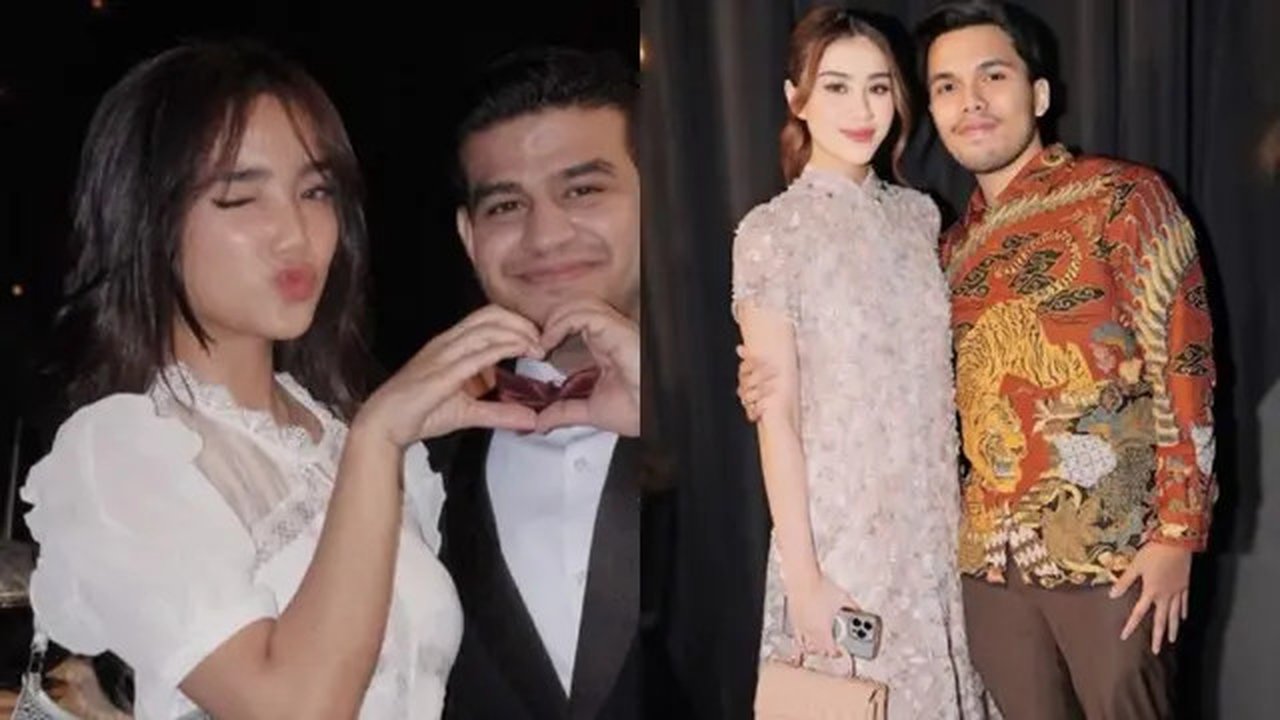 Gaya Fuji An dan Aaliyah Massaid di Acara Ngunduh Mantu Kakak Fadil Jaidi. [@fuji_an/@aaliyah.massaid]