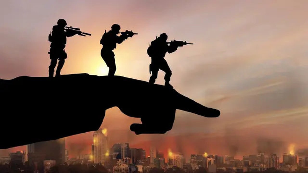 Ilustrasi imperialisme, perang, penjajahan. (Image by freepik)