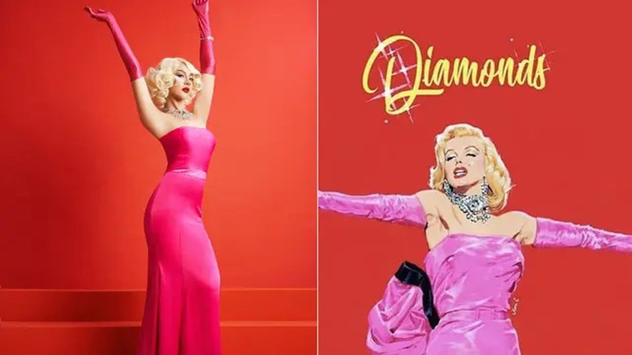 Potret Anya Geraldine Bergaya Ala Marilyn Monroe (Sumber: Instagram/anyageraldine)