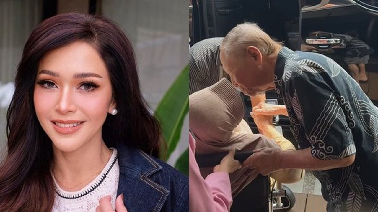 Potret Romantis Ayah dan Ibu Maia Estianty yang Tak Henti-Hentinya Saling Cium Sebelum Berpisah, El Rumi Ikut Komentar