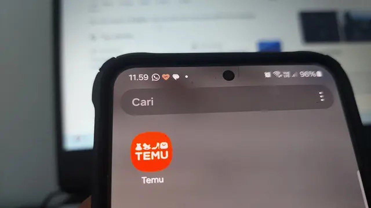 Aplikasi Temu adalah platform e-commerce asal China yang menawarkan direct-to-consumer (D2C). Ini dianggap mengancam UMKM di Indonesia (dok: Ilyas)
