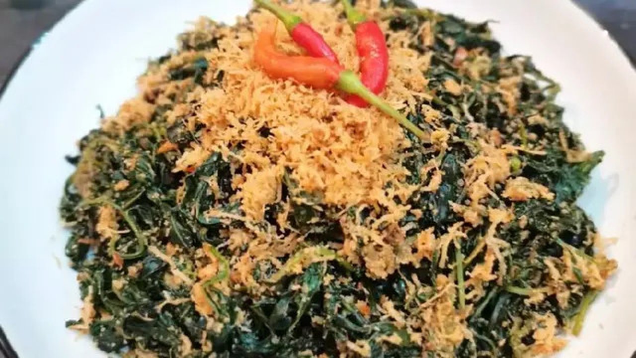 Resep praktis urap daun kenikir. (Dok: Cookpad @wenny_must)