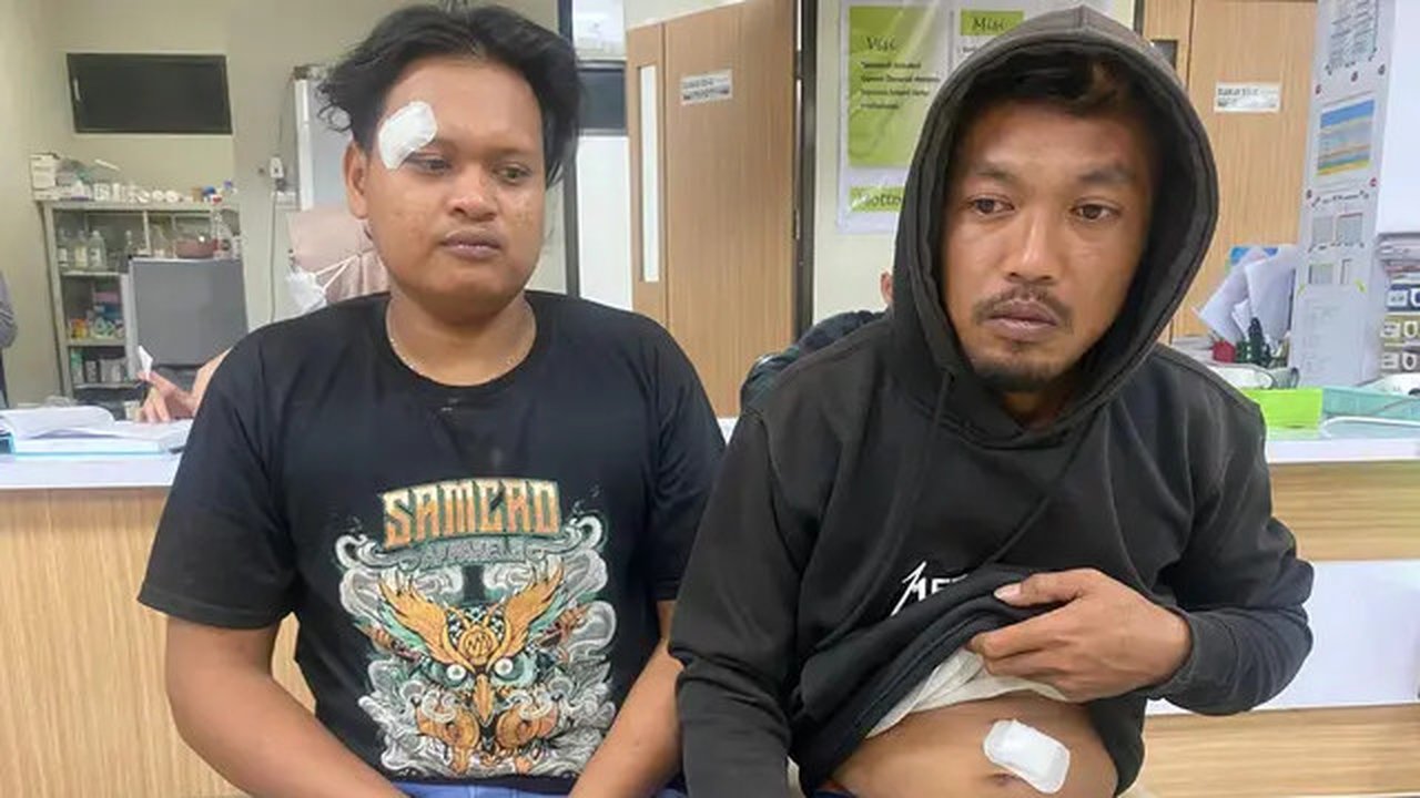 Warga di Kabupaten Blora, Jawa Tengah, menjadi korban penganiayaan karyawan perusahaan tambang usai memprotes pencemaran udara. (Liputan6.com/ Ahmad Adirin)