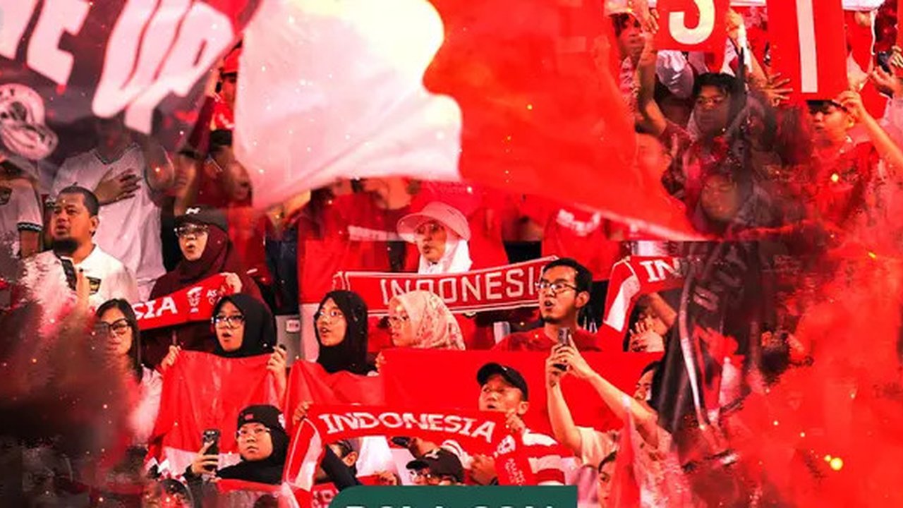 Timnas Indonesia - Ilustrasi Suporter Timnas Indonesia (Bola.com/Adreanus Titus)