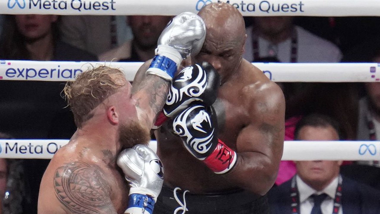 Sengit Hingga Ronde ke-8, Mike Tyson Kalah dari Jake Paul