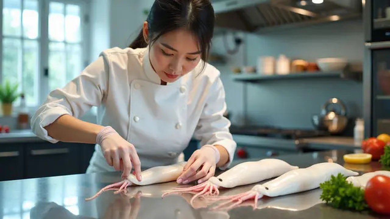 cara masak cumi yang enak Ilustrasi dibuat Stable Diffusion