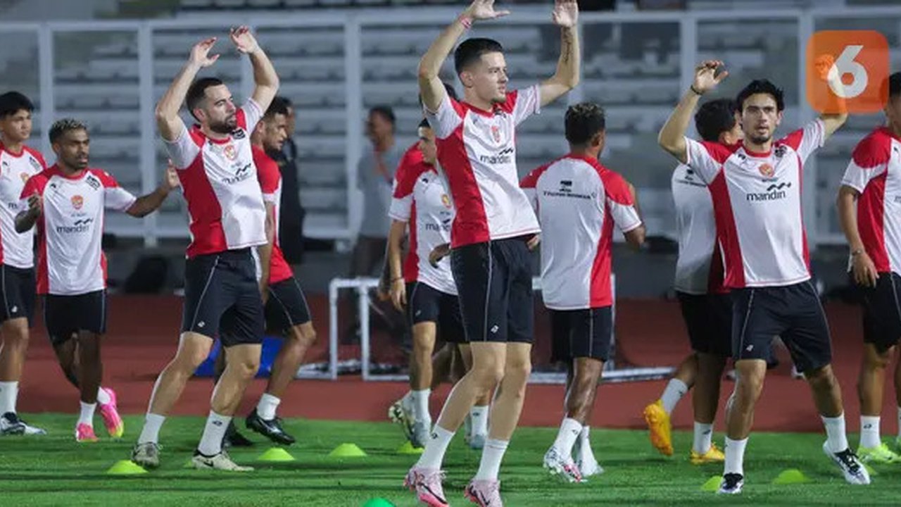 Timnas Indonesia kembali menggelar latihan di Stadion Madya, Jakarta Pusat, Minggu (17/11/2024) pukul 18.00 WIB, jelang menghadapi Arab Saudi pada laga keenam Grup C kualifikasi