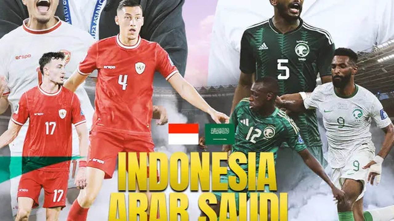 Kualifikasi Piala Dunia 2026 - Timnas Indonesia Vs Arab Saudi - Duel Antarlini (Bola.com/Adreanus Titus)