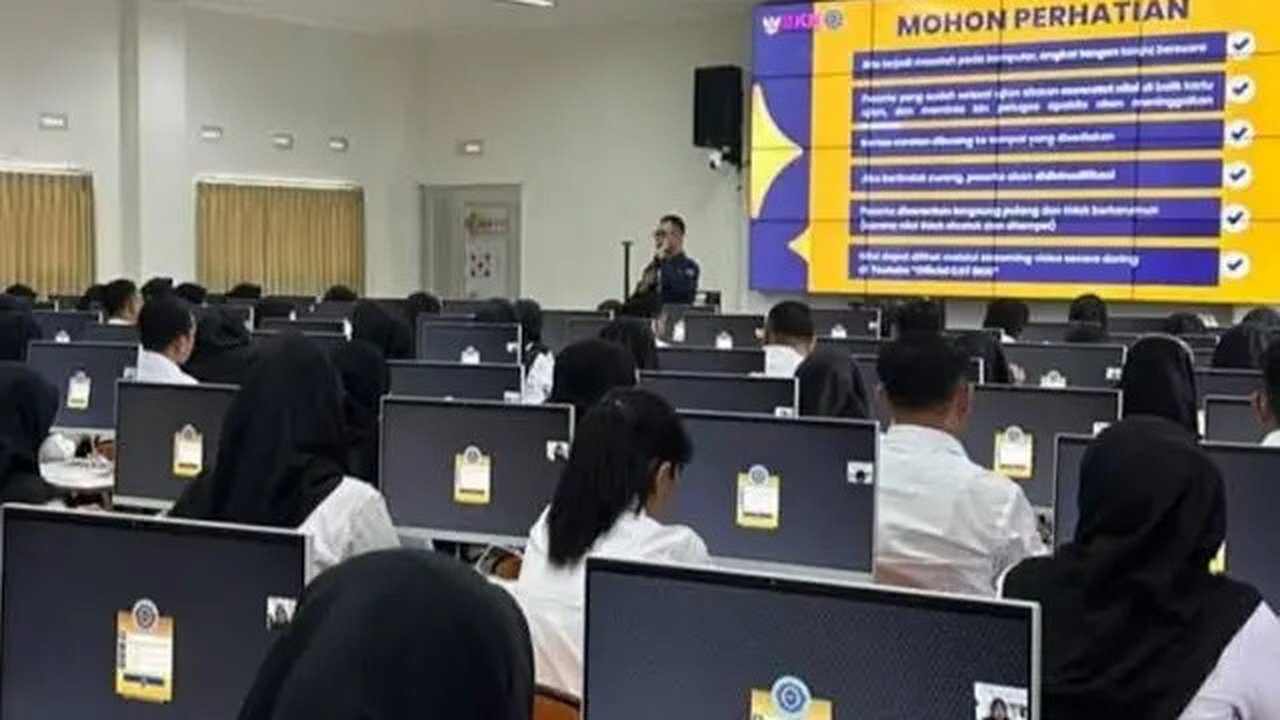 Suasana tes SKD PPPK 2023. (Foto: Istimewa)