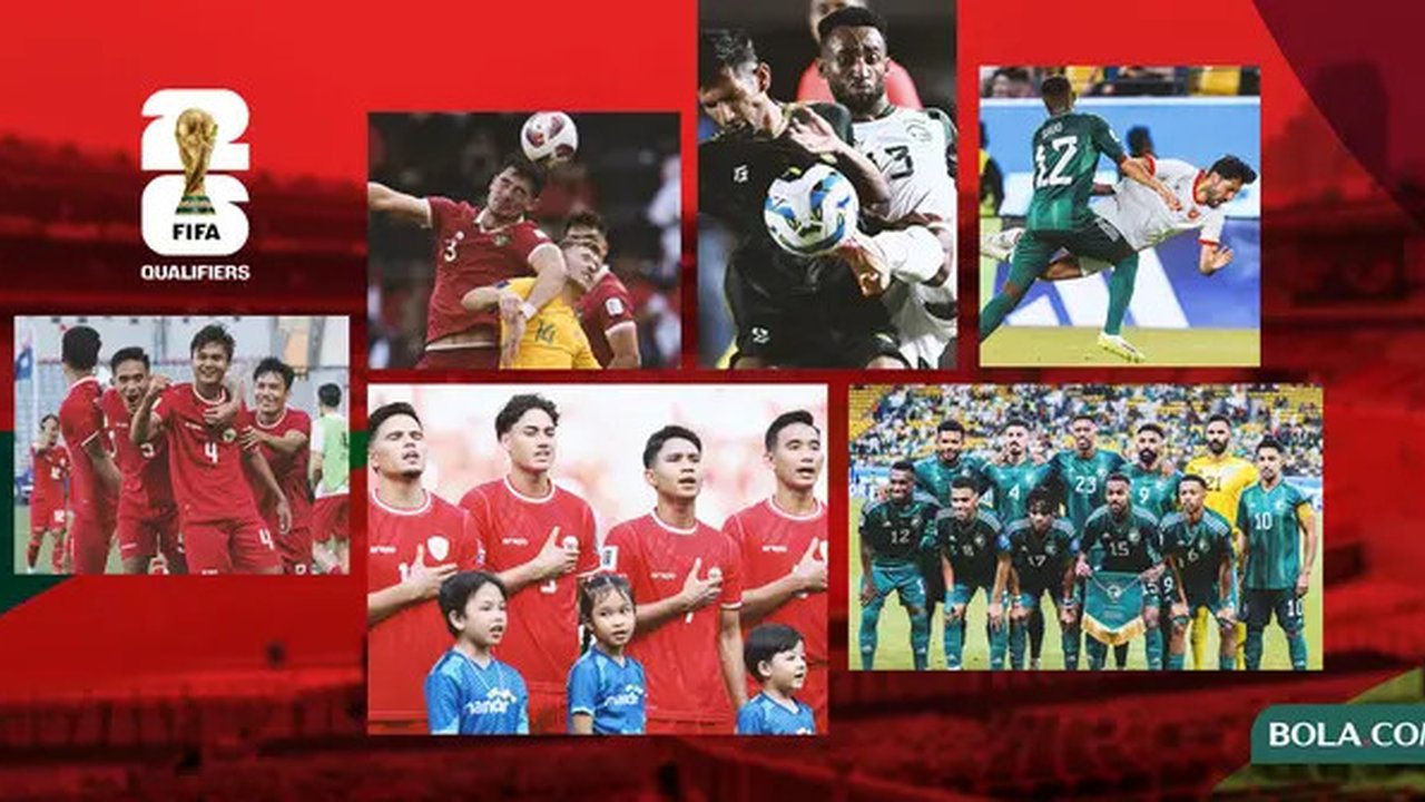 Kolase - Timnas Indonesia dan Arab Saudi di Kualifikasi Piala Dunia 2026 (Bola.com/Adreanus Titus)