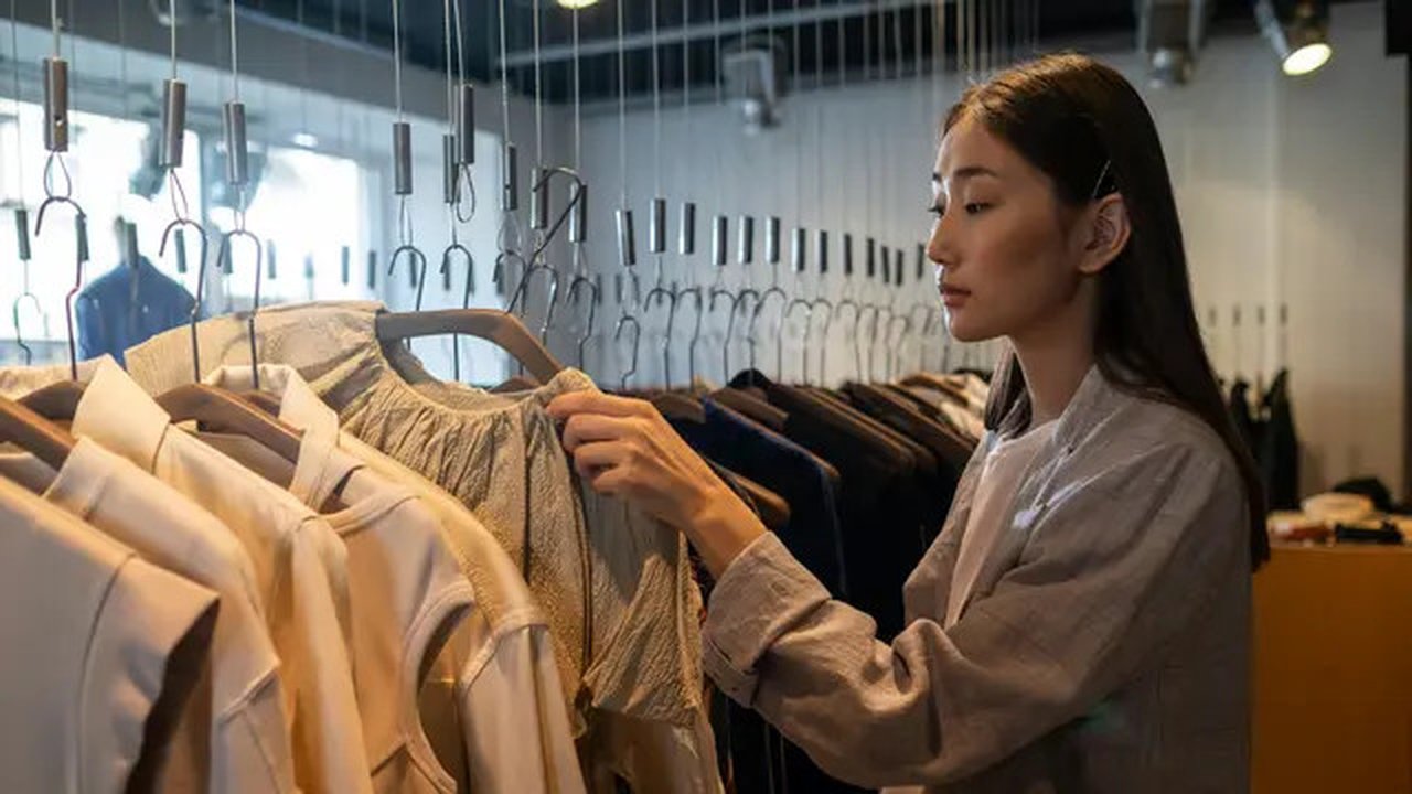 Ilustrasi wanita sedang memilih baju.  (Ron Lach/pexels.com)