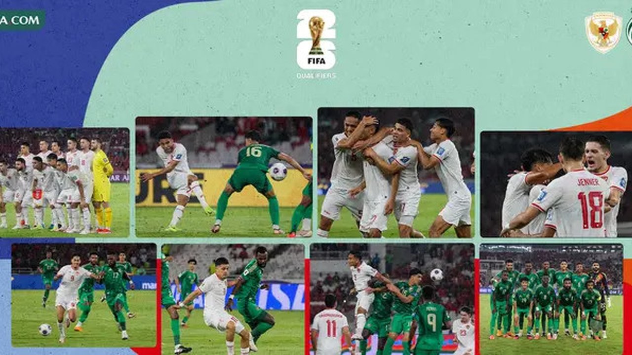 Kolase - Timnas Indonesia Vs Arab Saudi (Bola.com/Adreanus Titus/Geaby Fadhilatu Sholikha)