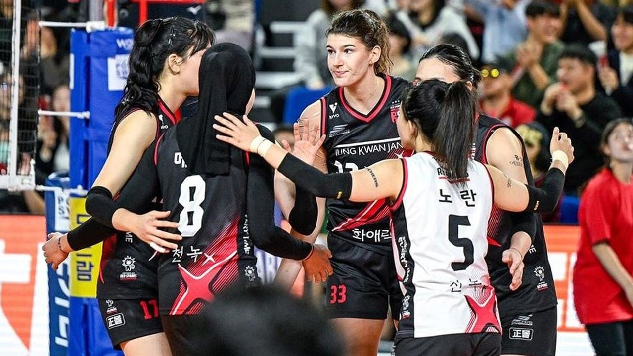 Hasil Korean V League 2024/25: Minus Megawati, Red Sparks tak Berdaya Lawan Pink Spiders