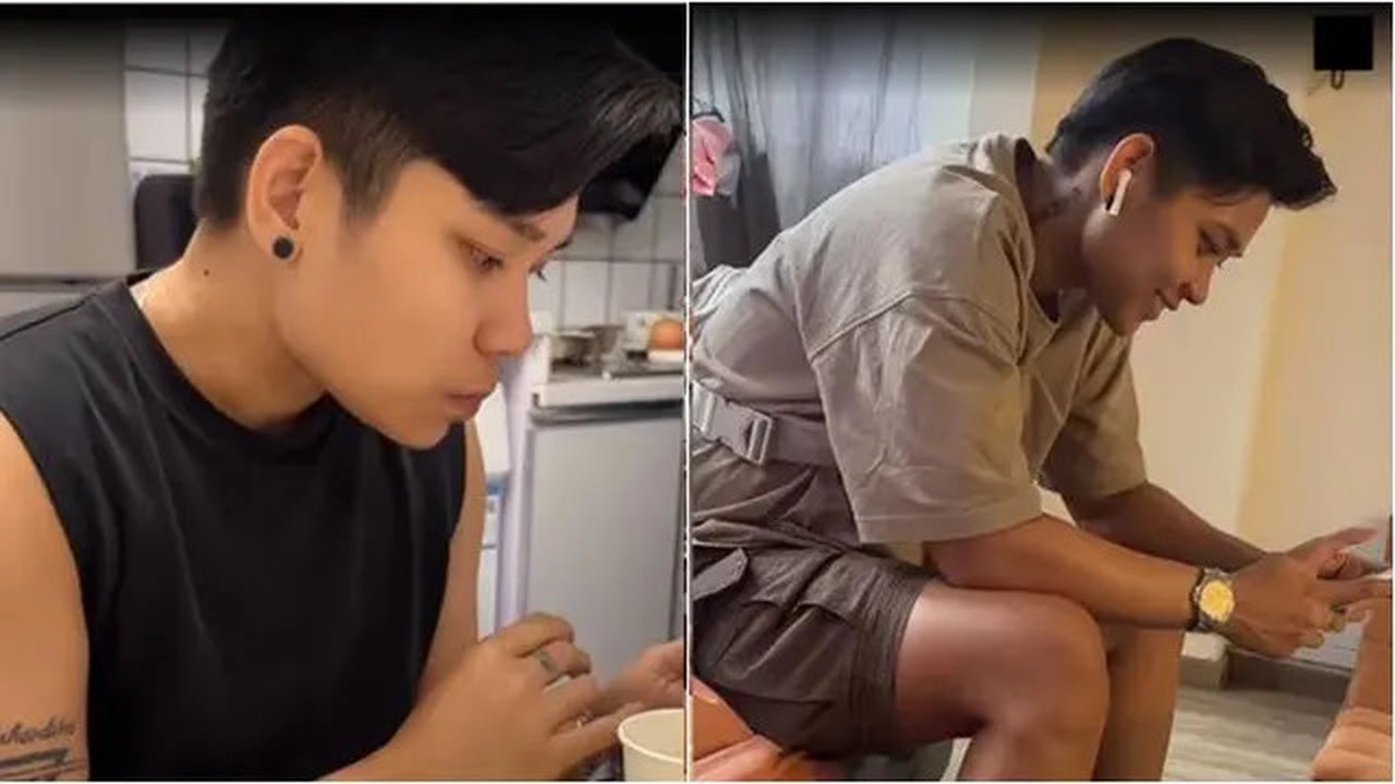 ART asal Indonesia yang bekerja di Singapura ini viral karena bergaya terlalu stylish. (sumber: 8days)