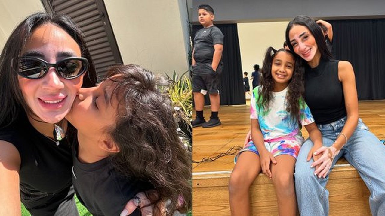 Potret Kebersamaan Logina Salah Miss Universe Mesir 2024 dengan Putrinya yang Cantik