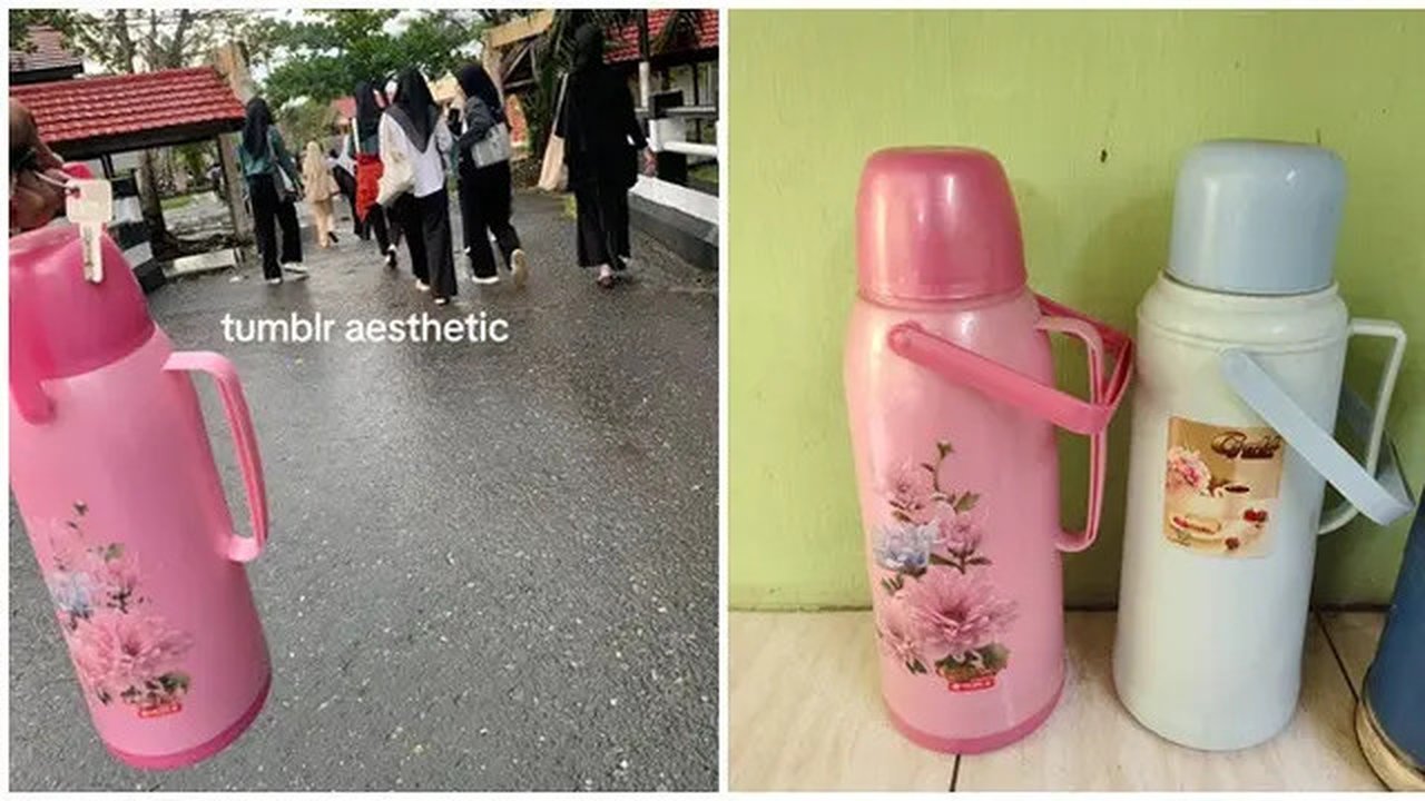 Potret Termos Jadul Ini Emak-emak Relate. (Sumber: X/@salsatrash/@adhityol)