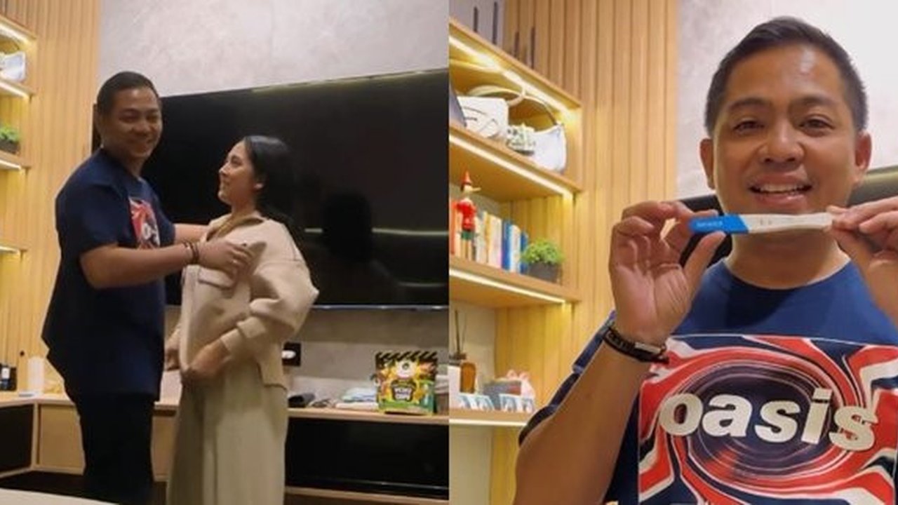 Girang Banget, Ini Momen Ade Govinda Umumkan Kehamilan Pertama sang Istri