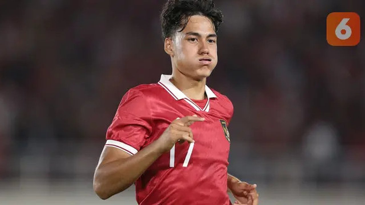 Selebrasi pemain Timnas Indonesia U-23, Rafael William Struick setelah mencetak gol ke gawang Chinese Taipei U-23 dalam pertandingan Grup K Kualifikasi Piala Asia U-23 2024 di Stadion Mana