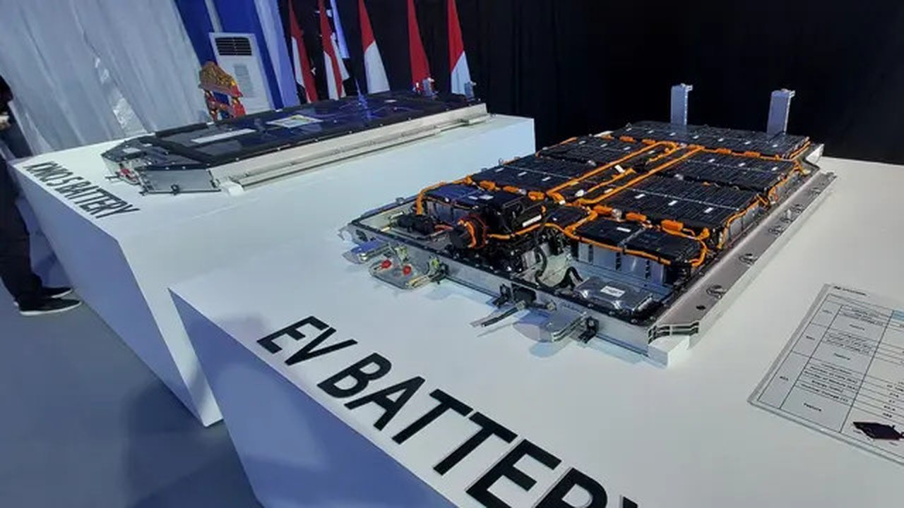 Hyundai Motor Group resmi memulai pembangunan pabrik Hyundai Energy Indonesia (HEI) di Cikarang yang fokus memproduksi baterai kendaraan listrik. (Arief/Liputan6.com)