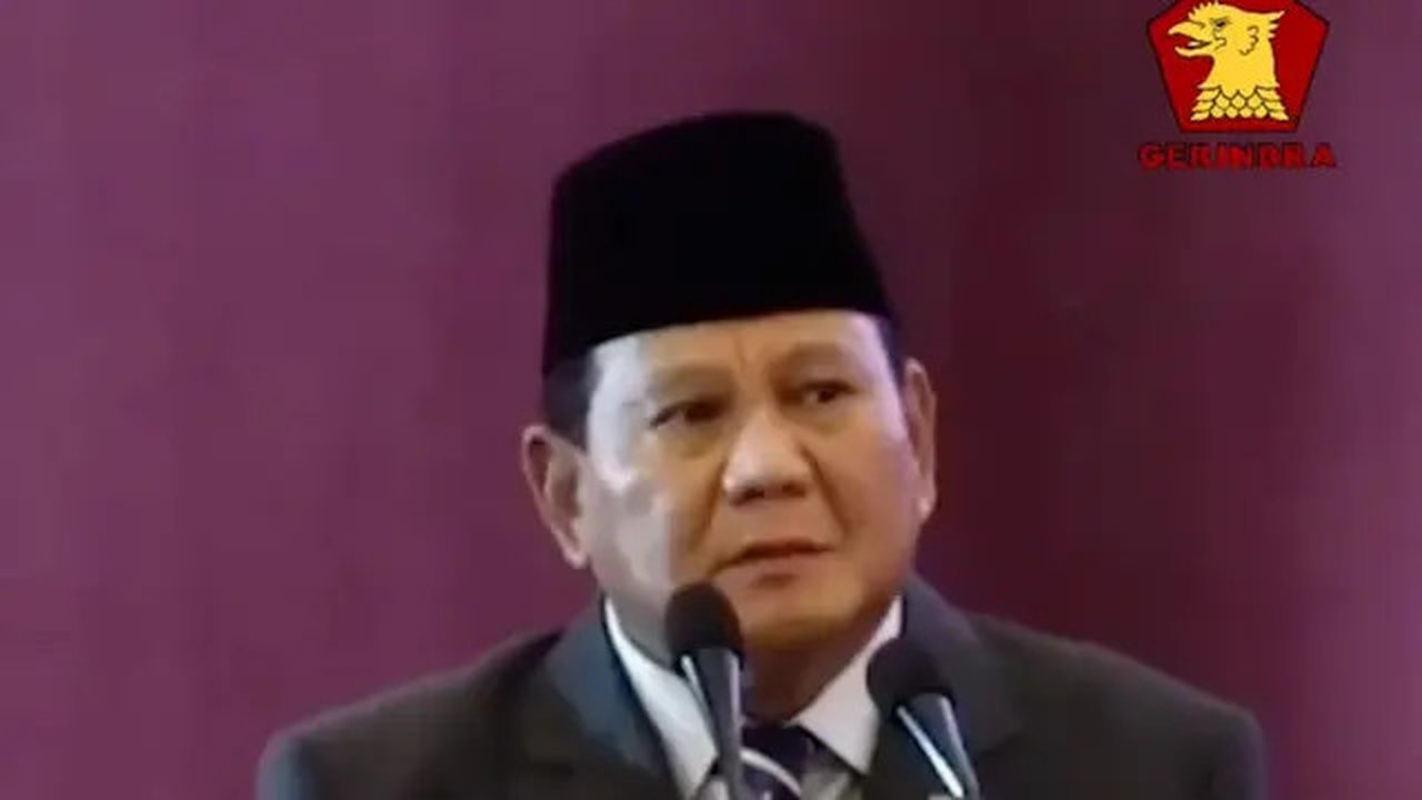 Beberapa jam setelah video Gus Miftah mem-bully penjual es teh viral, Gerindra mengunggah video pidato Prabowo Subianto respek kepada para pedagang. (Foto: Dok. Instagram @gerindra)