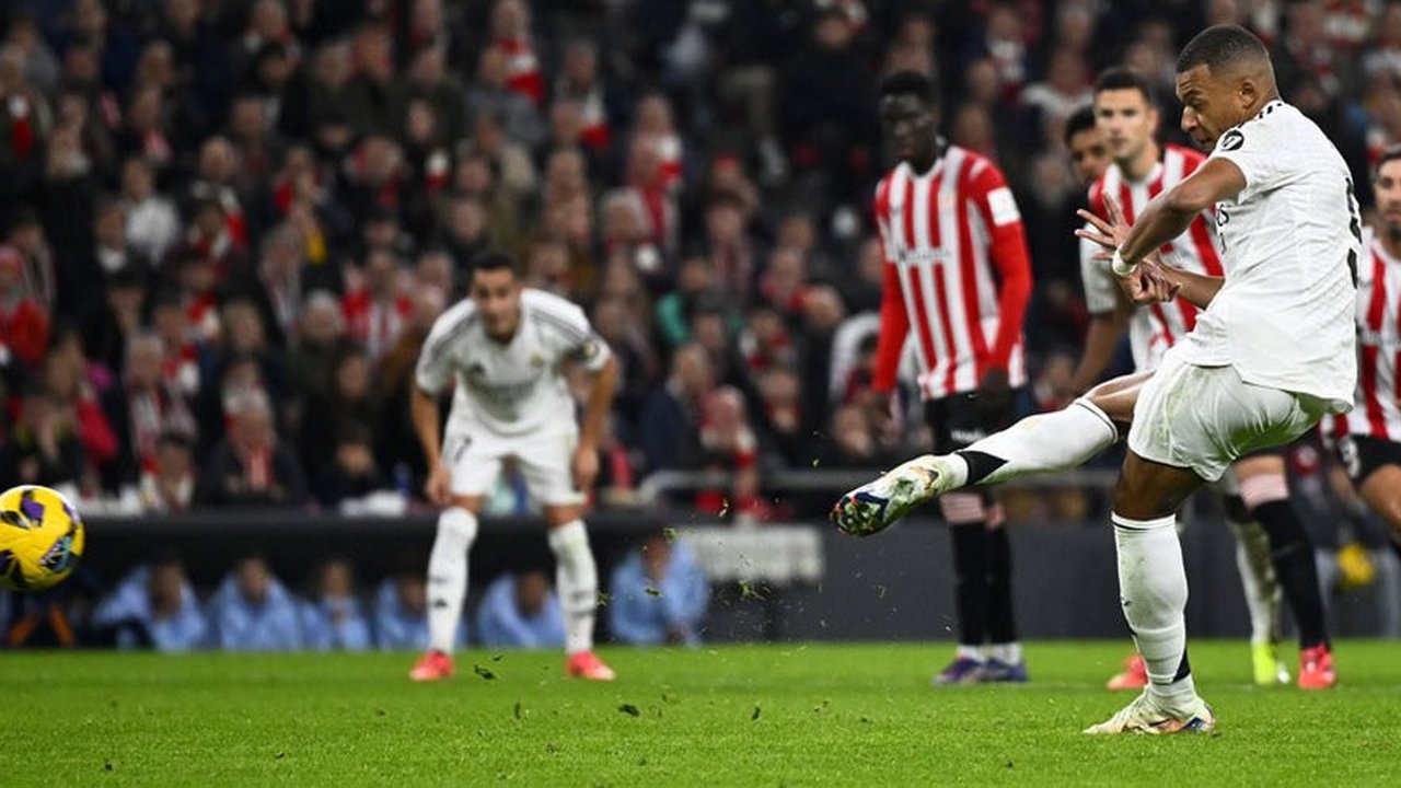 5 Penalti Kylian Mbappe di Real Madrid: 3 Gol, 2 Gagal