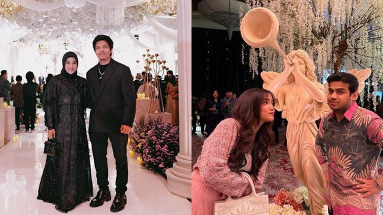 Potret Para Seleb Hadiri Kondangan Vior - Vincent, Atta Disorot Lebih Kurus