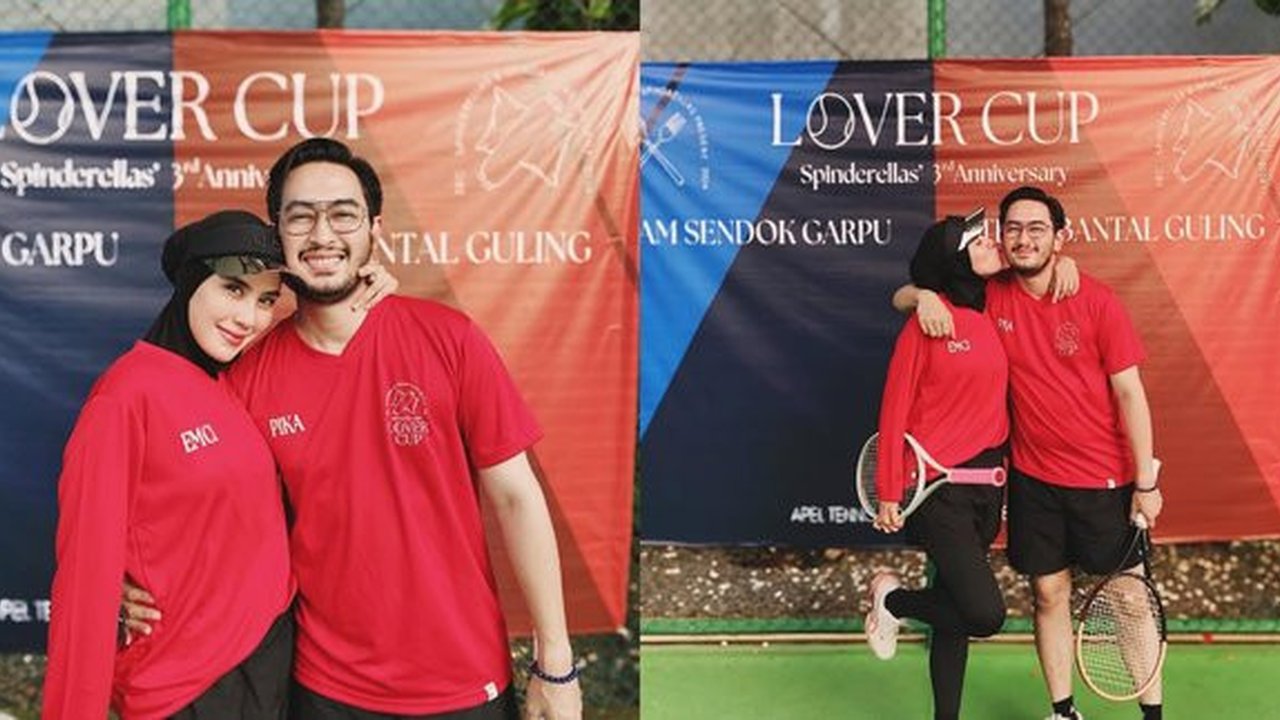 Potret Syahnaz Main Tenis Bareng Suami, Makin Disorot Karena Aura Ibu Bupati