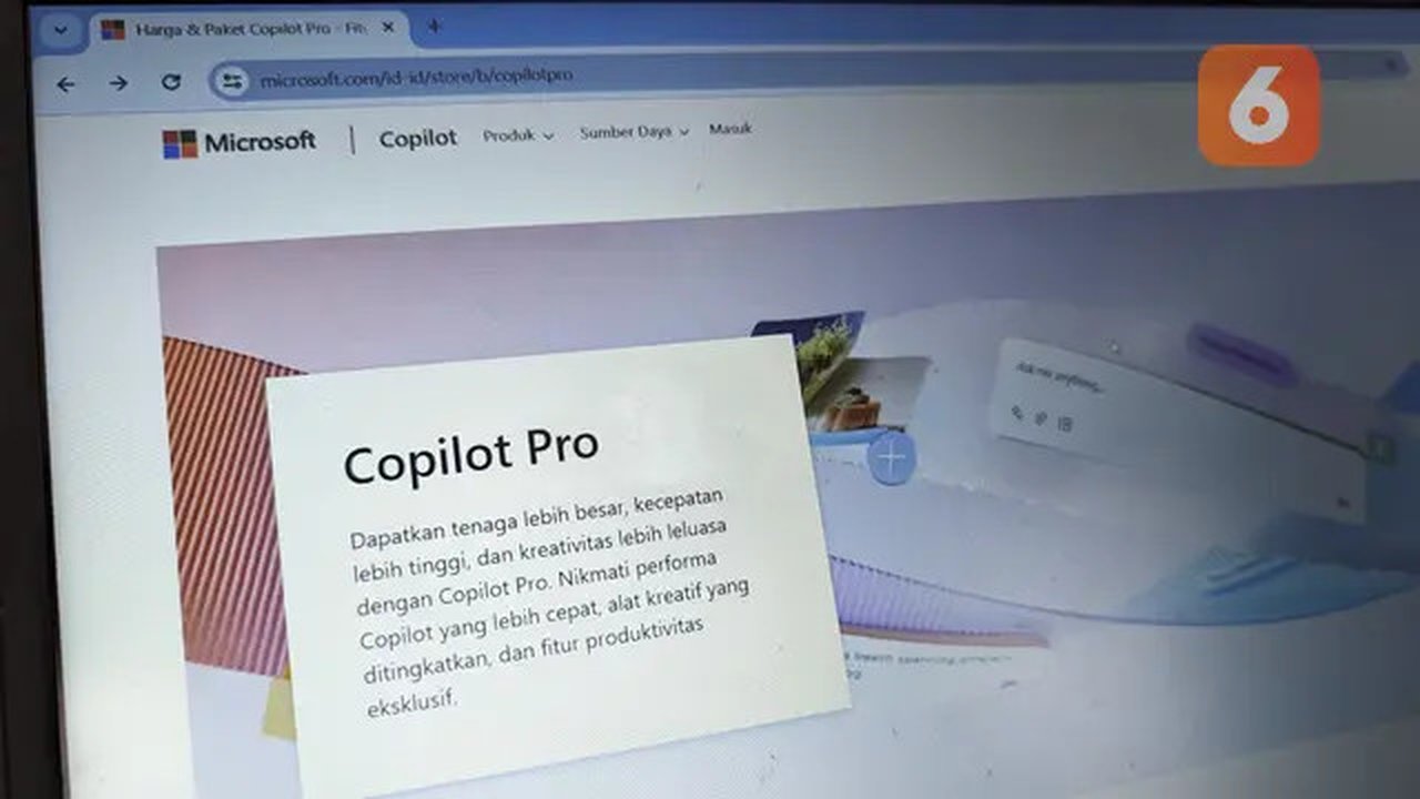 Microsoft AI Copilot Pro Hadir di Indonesia, Simak Biaya Berlangganannya. (Liputan6.com/ Yuslianson)