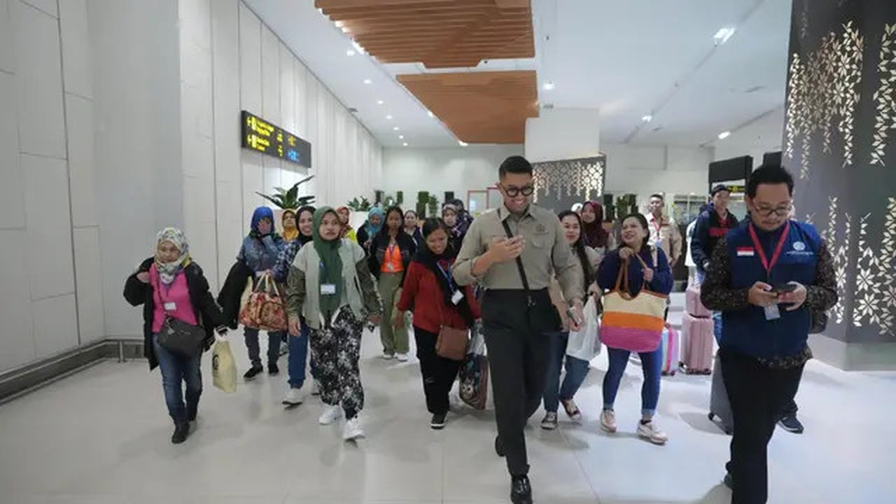 30 WNI dievakuasi dari Suriah dan tiba dengan selamat di tanah air pada tanggal 15 Desember 2024. (Dokumentasi Kemlu RI)
