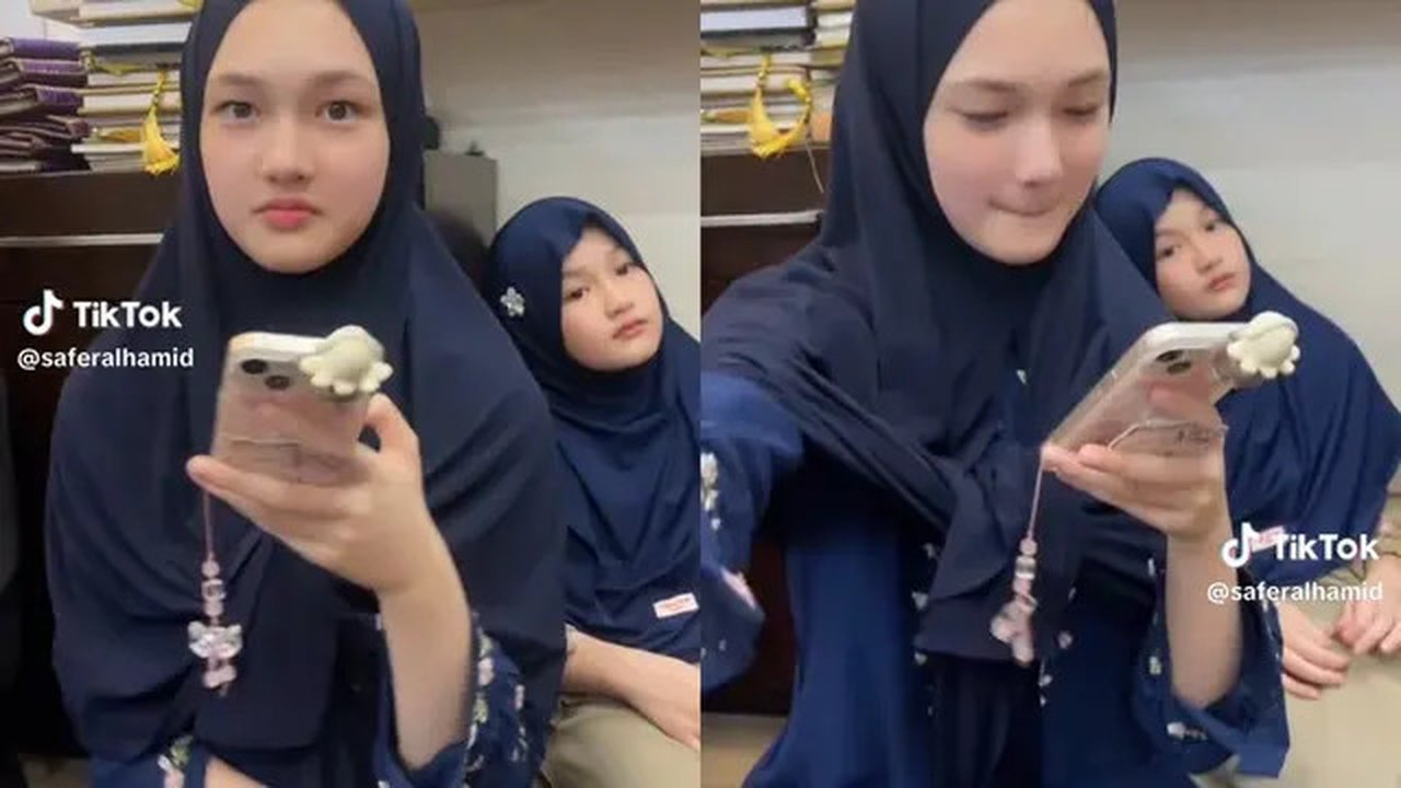 Shakeela Eleanor Berhijab Anak Ussy Sulistiawaty Bikin Pangling (Sumber: Tiktok/saferalhamid)